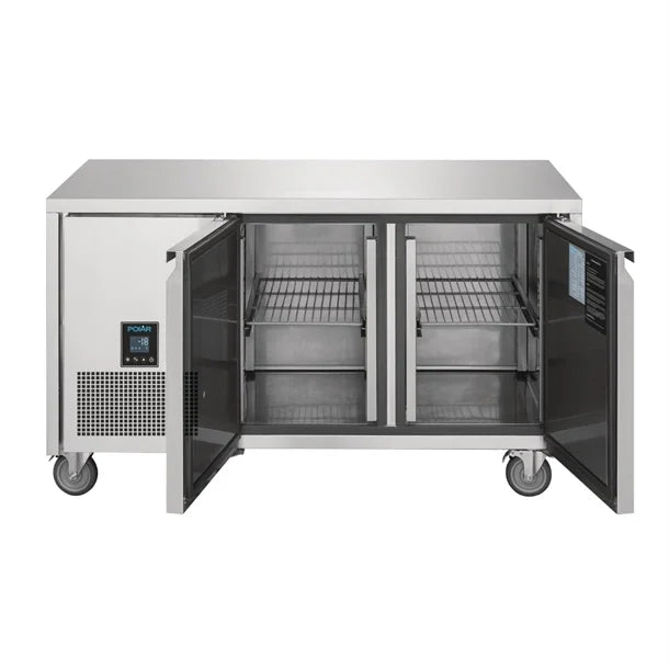 Polar U Series 2 Door Counter Freezer - 196Ltr