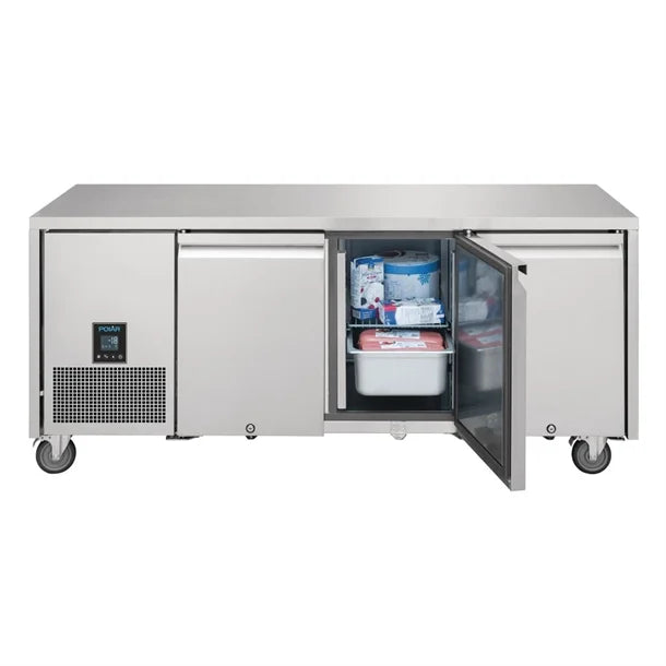 Polar U series Premium 3 Door Counter Freezer