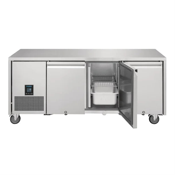 Polar U series Premium 3 Door Counter Freezer