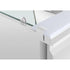 Polar U-Series GN Counter Saladette with Square Sneeze Guard - 3 Door