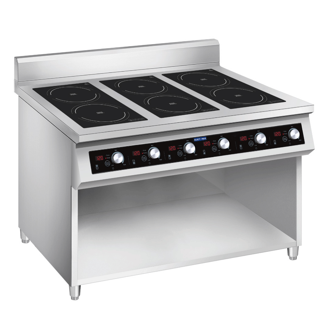 ElectMax 900 Series Induction 6 Buner Cooker with Splashback EIC9-1200P