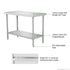 WB7-0800/A Stainless Steel Workbench