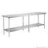 Work Bench with Undershelf 2400x600x900mm