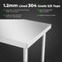 WB7-0800/A Stainless Steel Workbench
