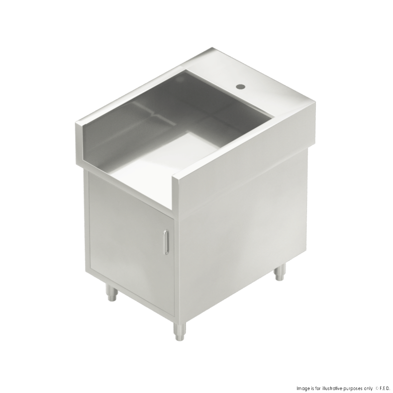 Stainless Steel Working Cabinet with Splashback 600x800x700+200