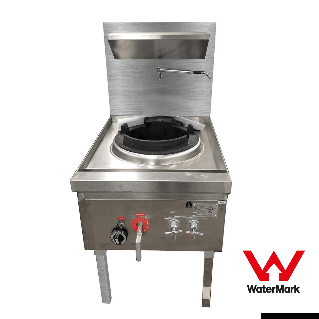 Gasmax Stainless Steel Waterless Nature Gas Single Wok - WW-1N