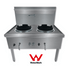 Gasmax Stainless Steel Waterless LPG Double Wok - WW-2L