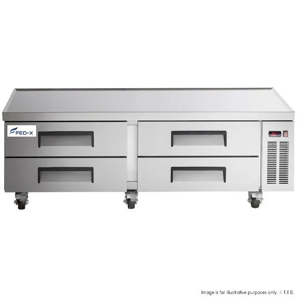 FED-X Chef Base Refrigerated Drawer Bench 450L - XCB-72