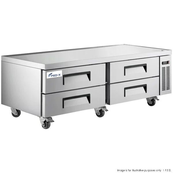 FED-X Chef Base Refrigerated Drawer Bench 450L - XCB-72