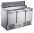 FED-X Three Door Salad Prep Fridge - XGNS1300D