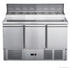 FED-X Three Door Salad Prep Fridge - XGNS1300D