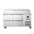 FED-X S/S Four Drawer Sandwich Counter - XSS7C13S2V-4D