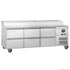 FED-X Six Drawer Salad Prep Fridge - XSS7C18S3V-6D