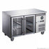 FED-X Two Glass Door Bench Fridge