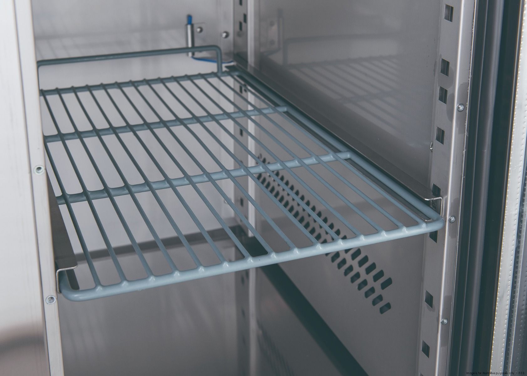 FED-X Four Glass Door Bench Fridge - XUB7C22G4V