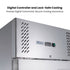 FED-X S/S Two Full Door Upright Freezer - XURF1200SFV
