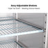FED-X S/S Two Full Door Upright Fridge - XURC1200SFV