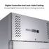FED-X S/S Single full Door Upright Freezer - XURF400SFV