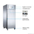 FED-X S/S Single Door Upright Freezer XURF650SFV