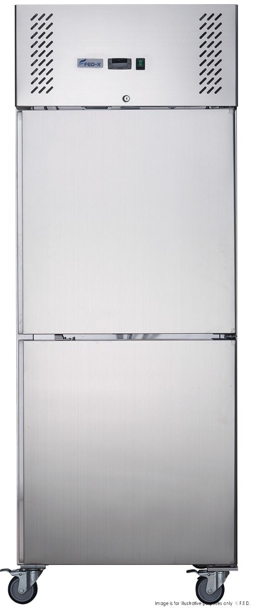 FED-X S/S Two Door Upright Freezer - XURF650S1V