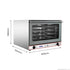 ConvectMax Heavy Duty Stainless Steel Convection Oven w/ Press Button Steam YXD-8AE