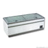 Supermarket Island Dual Temperature Freezer & Chiller with Glass Sliding Lids