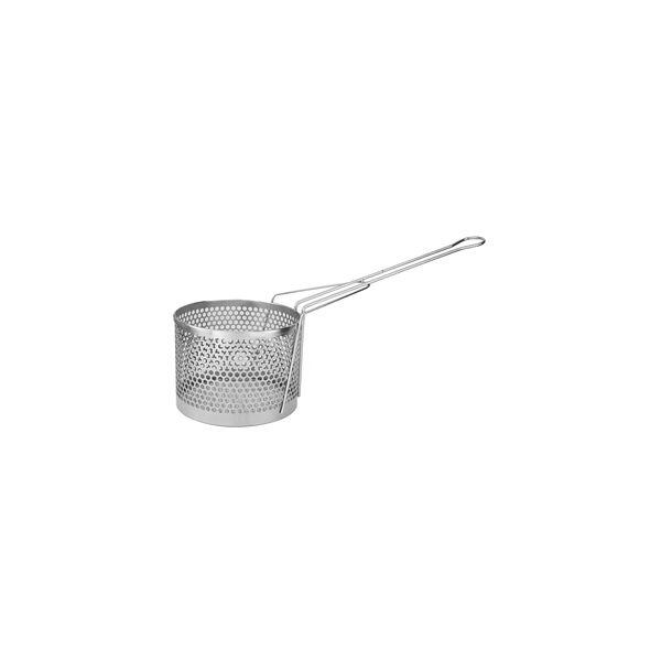 FRY BASKET-ROUND CHROME  HEAVY DUTY  150mm