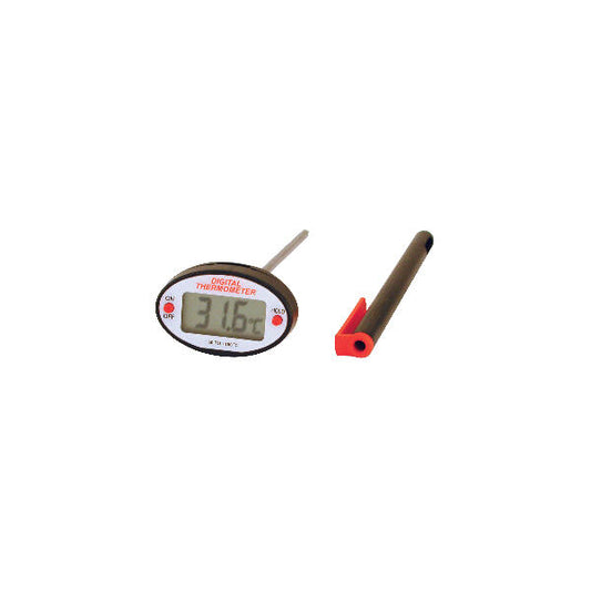 OVAL HEAD DIGITAL THERMOMETER (WITH PROBE CASE)