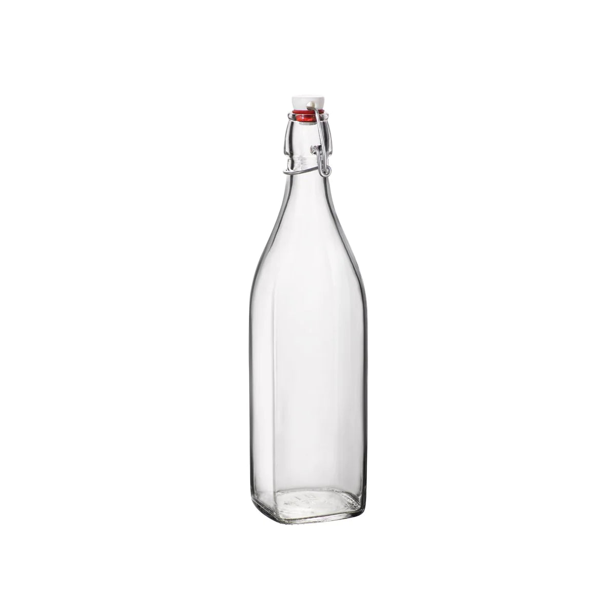 SWING BOTTLE 1.0lt CLEAR GLASS