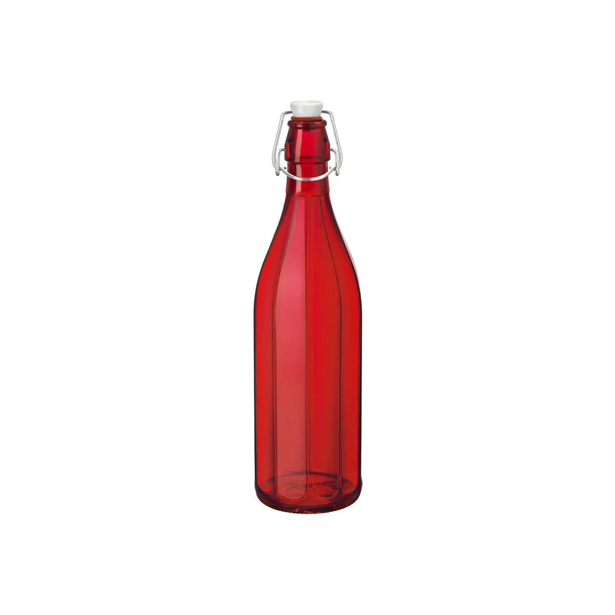 OXFORD BOTTLE WITH LID 1.0lt RED