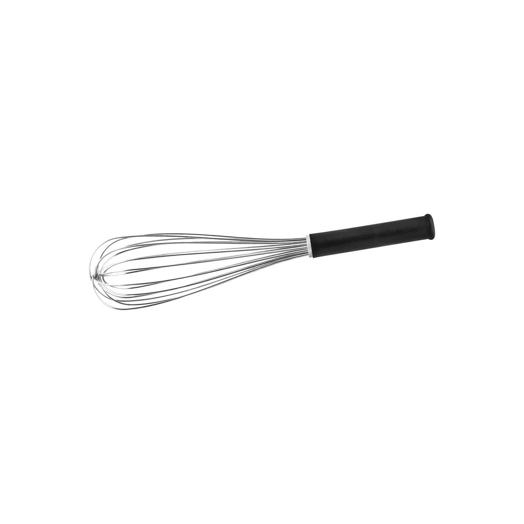 WHISK PIANO WIRE S/S 360MM BLACK ABS HANDLE