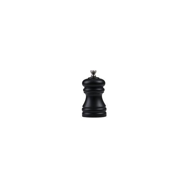 SALT/PEPPER MILL-75mm BLACK WOOD MODA