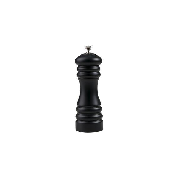 SALT/PEPPER MILL-150mm BLACK WOOD MODA