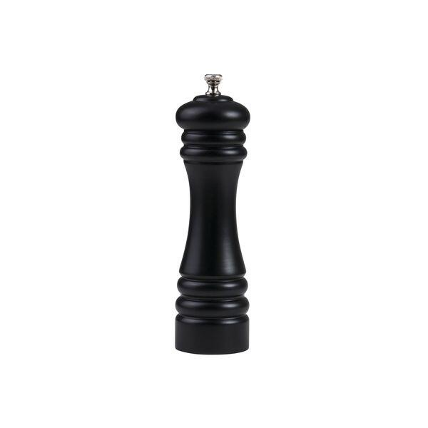 SALT/PEPPER MILL-200mm BLACK WOOD MODA