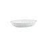 BREAD BASKET OVAL - WHITE (PLAS