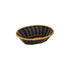 BREAD BASKET-OVAL ( BLACK & GOLD )