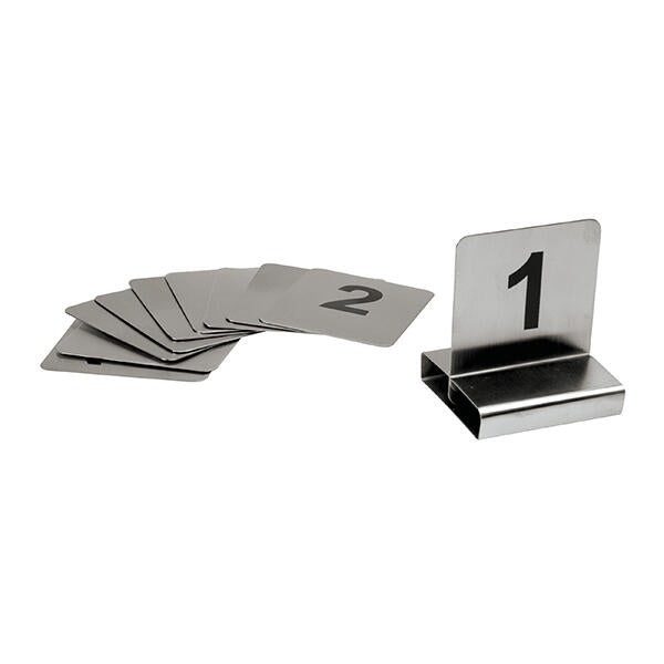 STAINLESS STEEL SMALL TABLE NUMBERS (11-20)