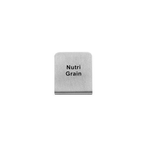 BUFFET SIGN-NUTRI GRAIN  S/S 50X40MM