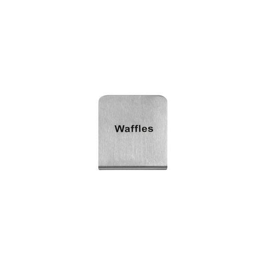 BUFFET SIGN- WAFFLES   S/S 50X40MM