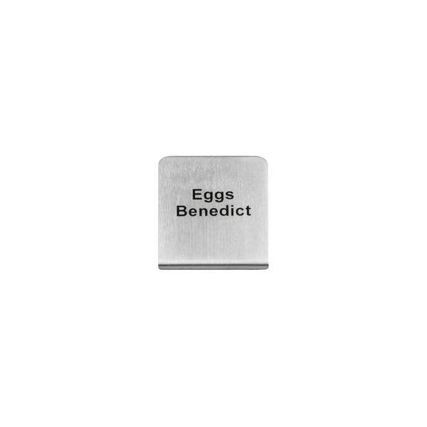 BUFFET SIGN-EGGS BENEDICT   S/S 50X40MM