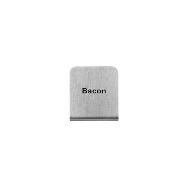 BUFFET SIGN-BACON S/S 50X40MM