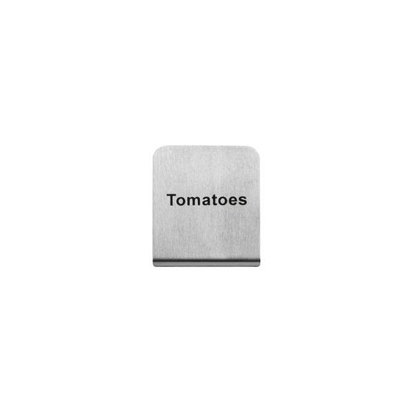BUFFET SIGN-TOMATOES  S/S 50X40MM