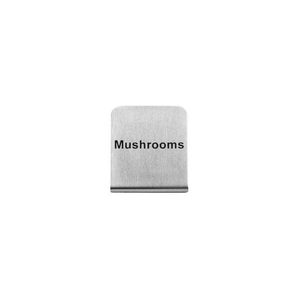 BUFFET SIGN-MUSHROOMS   S/S 50X40MM