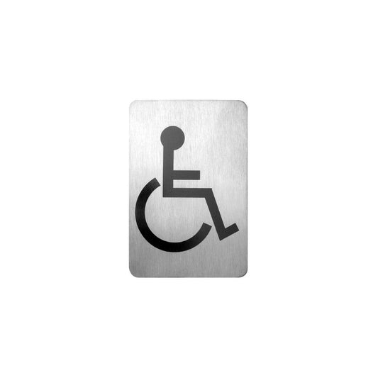 DISABLED WALL SIGN - 120 x 80mm