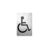 DISABLED WALL SIGN - 120 x 80mm