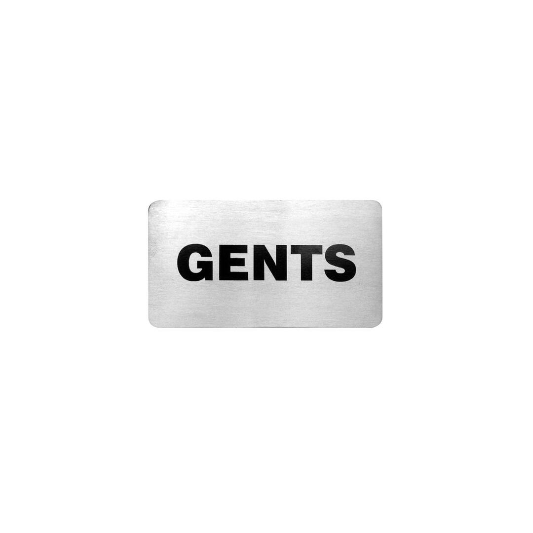 GENTS WALL SIGN - 110 x 60mm
