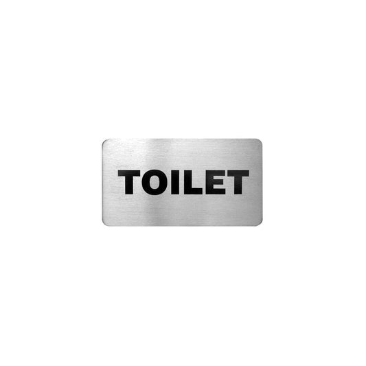 TOILET WALL SIGN - 110 x 60mm