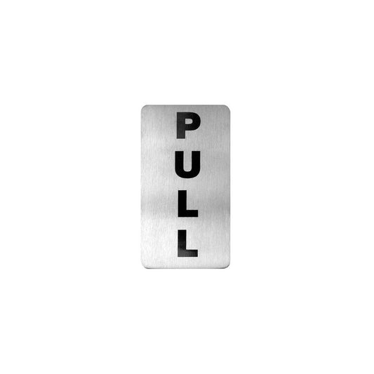 PULL WALL SIGN - 60 x 110mm
