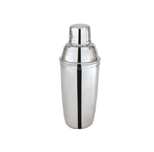 DELUXE 3 PIECE COCKTAIL SHAKER STEEL (500ml capacity)