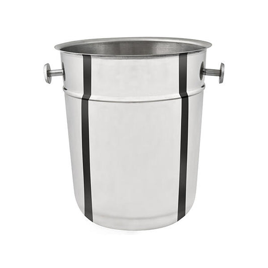 MIRROR POLISHED STAINLESS STEEL CHAMPAGNE BUCKET- 260x225mm
